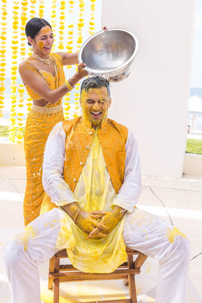 Indian Wedding-Haldi-Grand Velas Riviera Maya 2