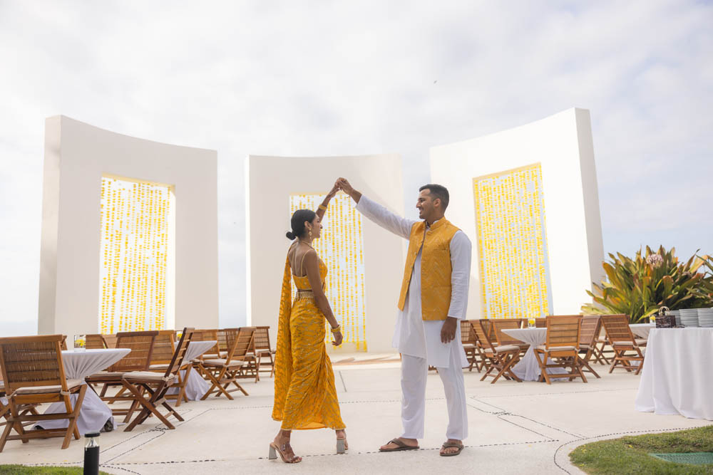 Indian Wedding-Haldi-Grand Velas Riviera Maya 8