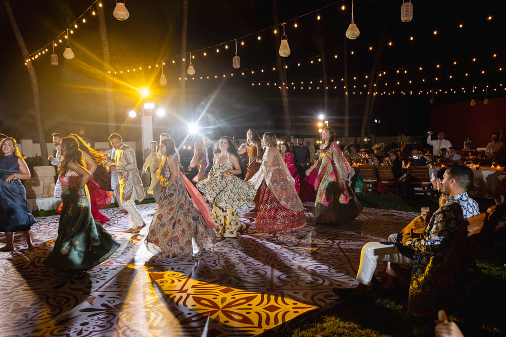 Indian Wedding-Sangeet-Grand Velas Riviera Maya 3