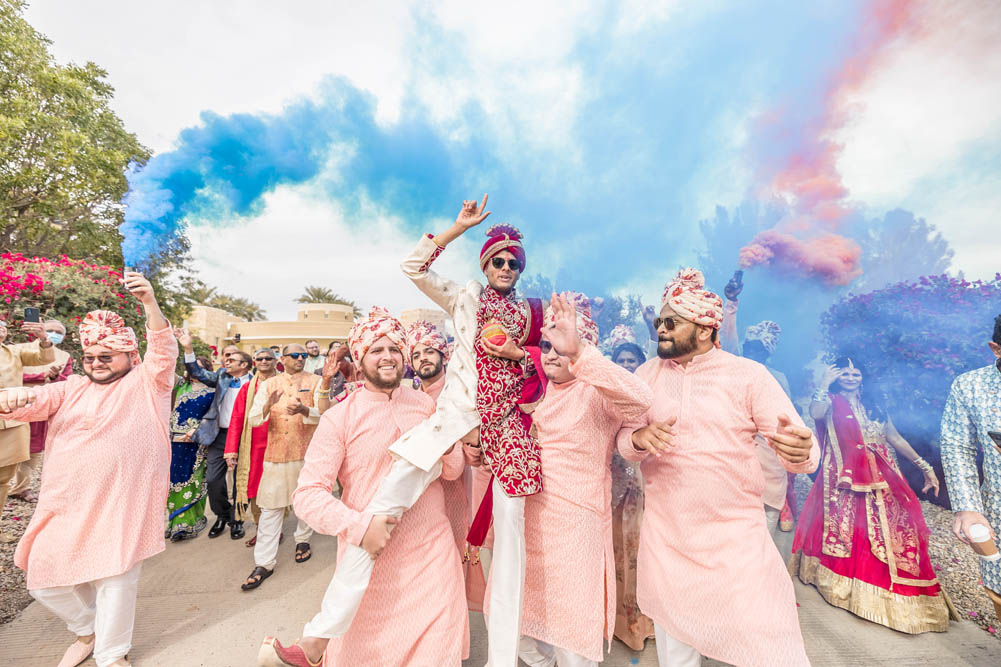 Indian Wedding-Baraat-JW Marriott Desert Ridge 3