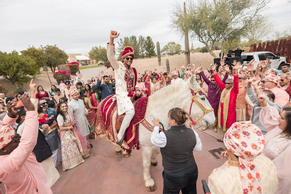 Indian Wedding-Baraat-JW Marriott Desert Ridge 6
