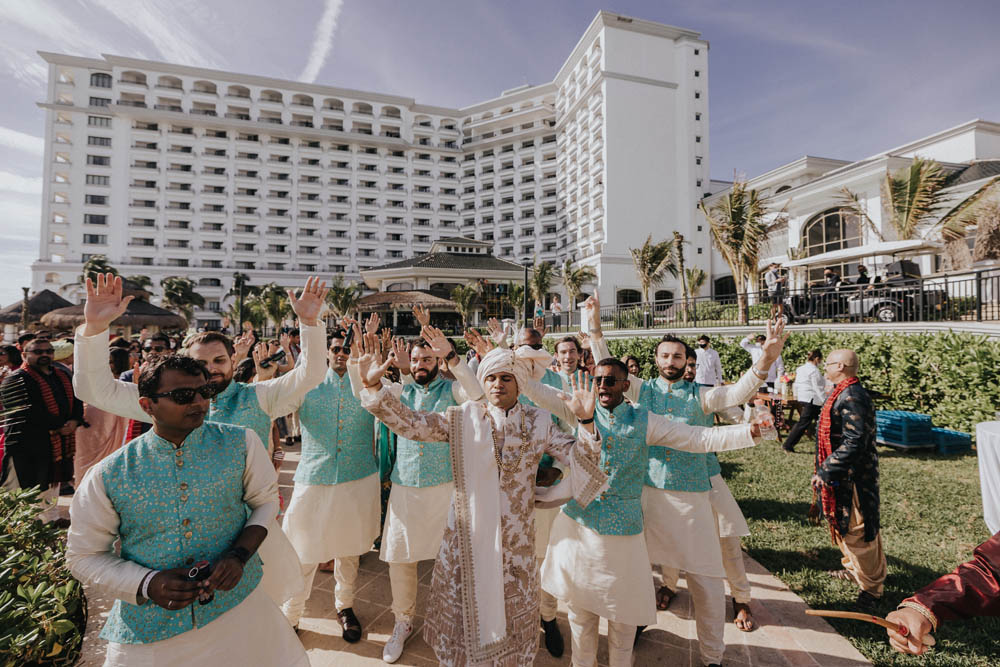 Indian Wedding-Baraat-JW Marriott Resort Cancun 1