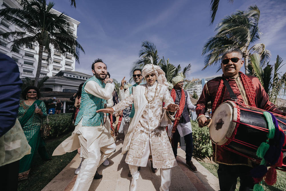 Indian Wedding-Baraat-JW Marriott Resort Cancun 2