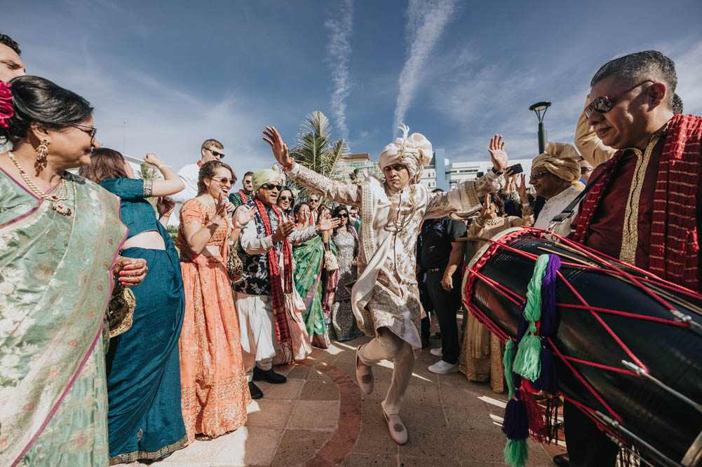 Indian Wedding-Baraat-JW Marriott Resort Cancun 5