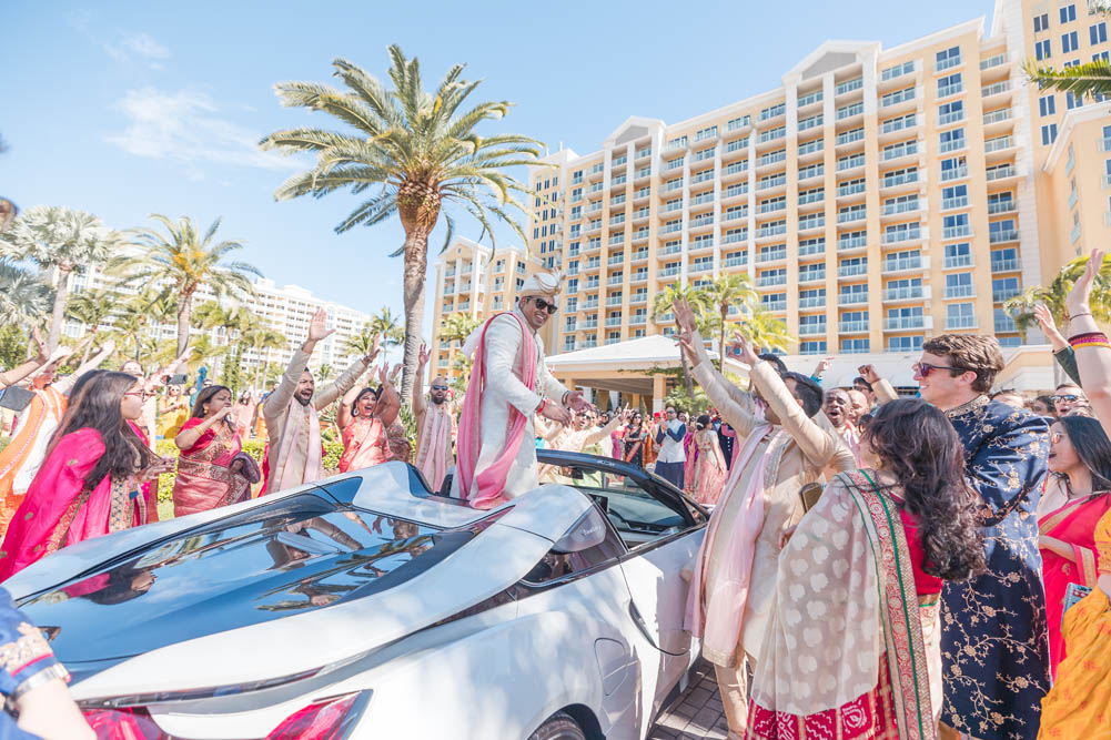 Indian Wedding-Baraat-The Ritz-Carlton Key Biscayne Miami 2
