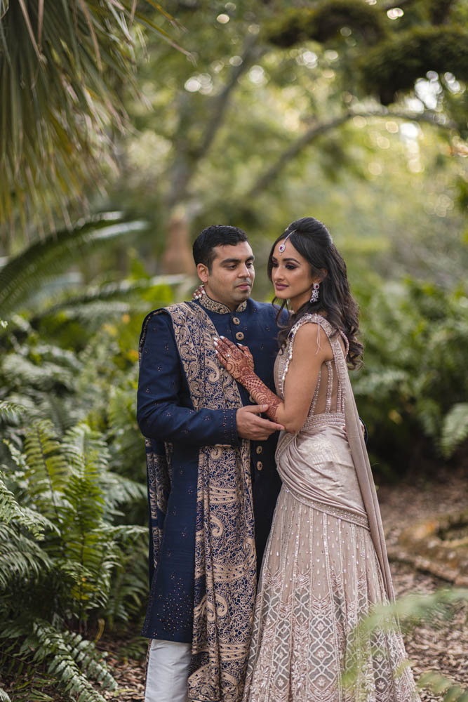 Indian Wedding-Couple's Portrait-The Ritz-Carlton Key Biscayne Miami 3