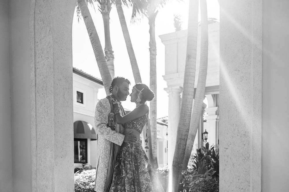Indian Wedding-Couple's Portrait-Turks and Caicos Islands 2