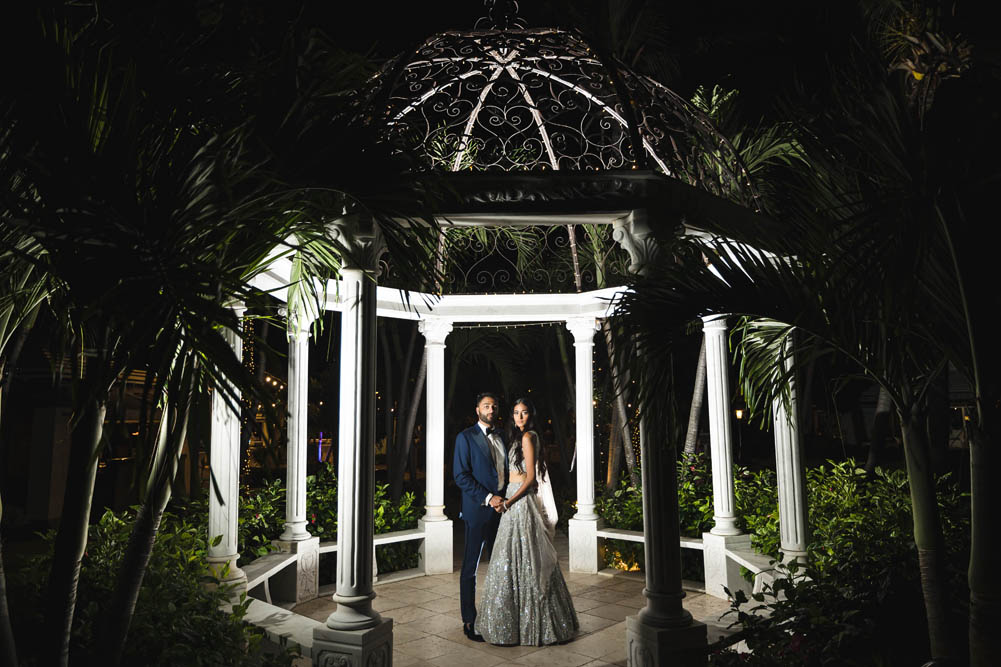 Indian Wedding-Couple's Portrait-Turks and Caicos Islands 3