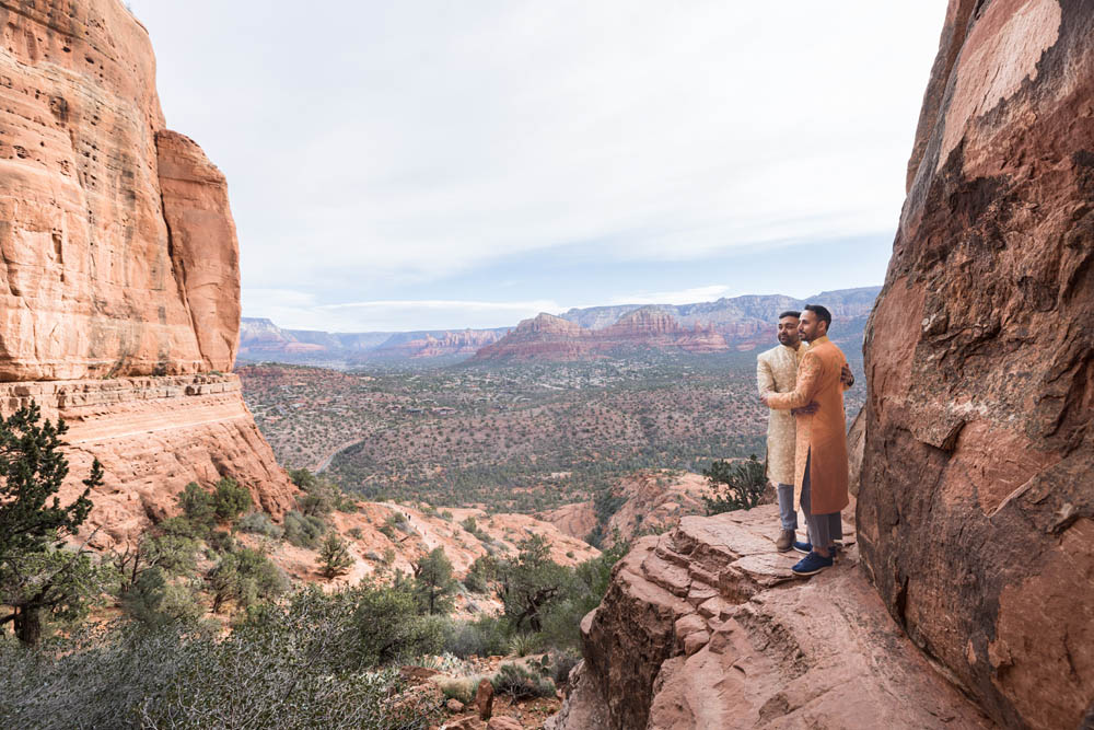 Indian Wedding-Engagement Shoot-Cathedral Rock Sedona 1