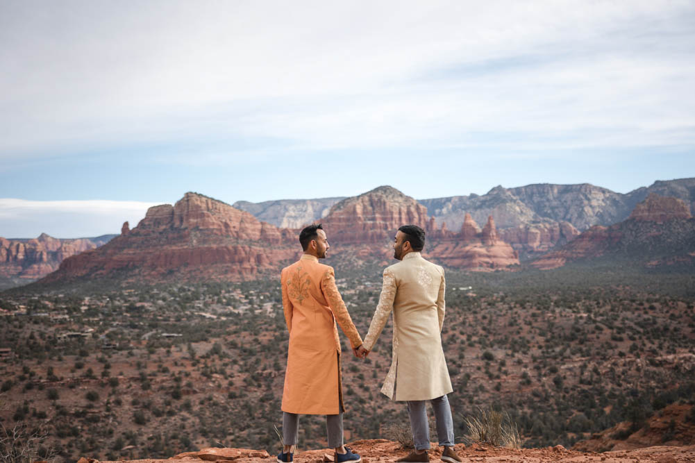 Indian Wedding-Engagement Shoot-Cathedral Rock Sedona 11