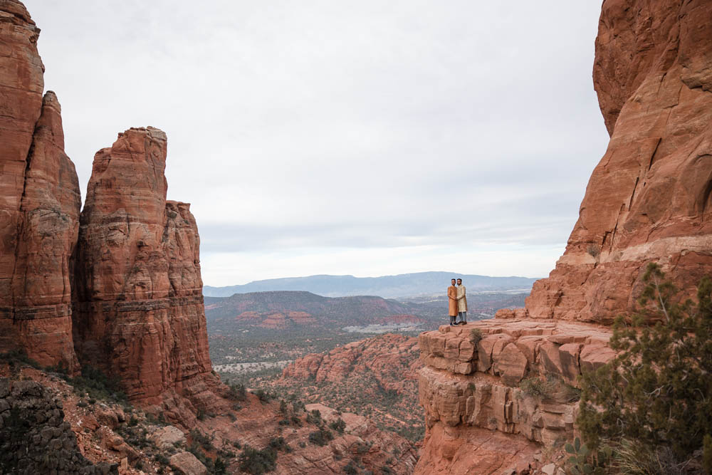 Indian Wedding-Engagement Shoot-Cathedral Rock Sedona 12