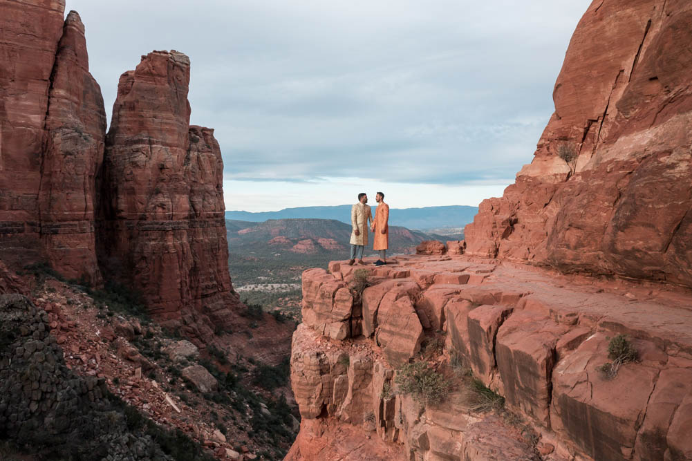 Indian Wedding-Engagement Shoot-Cathedral Rock Sedona 20