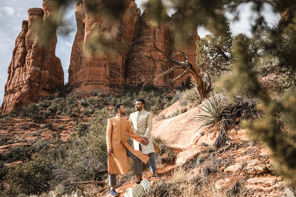 Indian Wedding-Engagement Shoot-Cathedral Rock Sedona 7