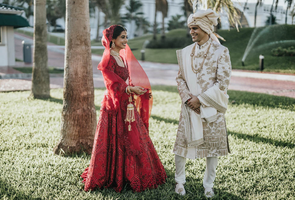 Indian Wedding-First Look-JW Marriott Resort Cancun 10