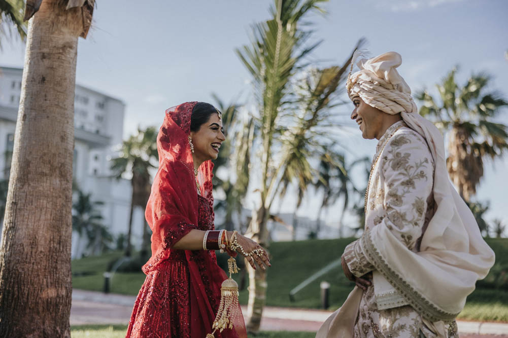 Indian Wedding-First Look-JW Marriott Resort Cancun 12
