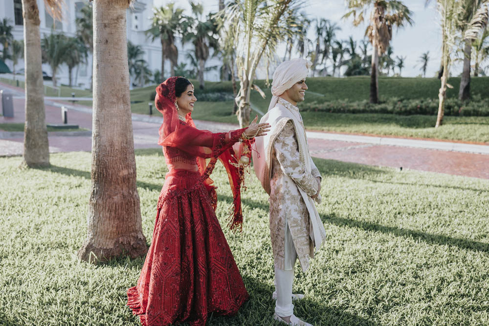 Indian Wedding-First Look-JW Marriott Resort Cancun 3