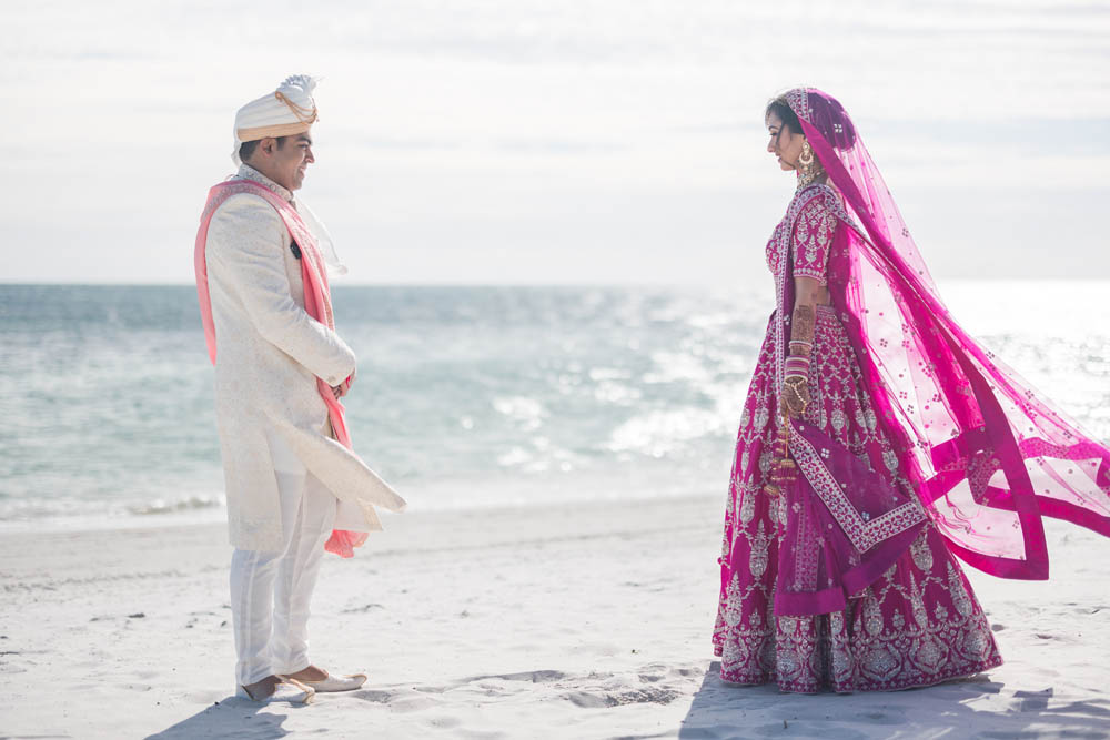 Indian Wedding-First Look-The Ritz-Carlton Key Biscayne Miami 1