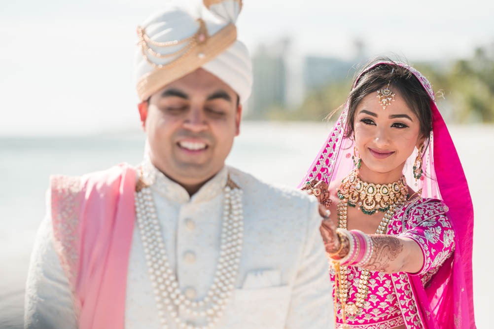 Indian Wedding-First Look-The Ritz-Carlton Key Biscayne Miami 2