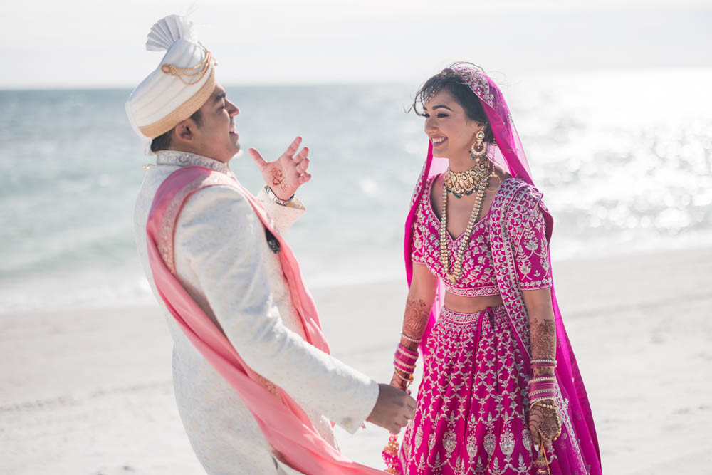 Indian Wedding-First Look-The Ritz-Carlton Key Biscayne Miami 8