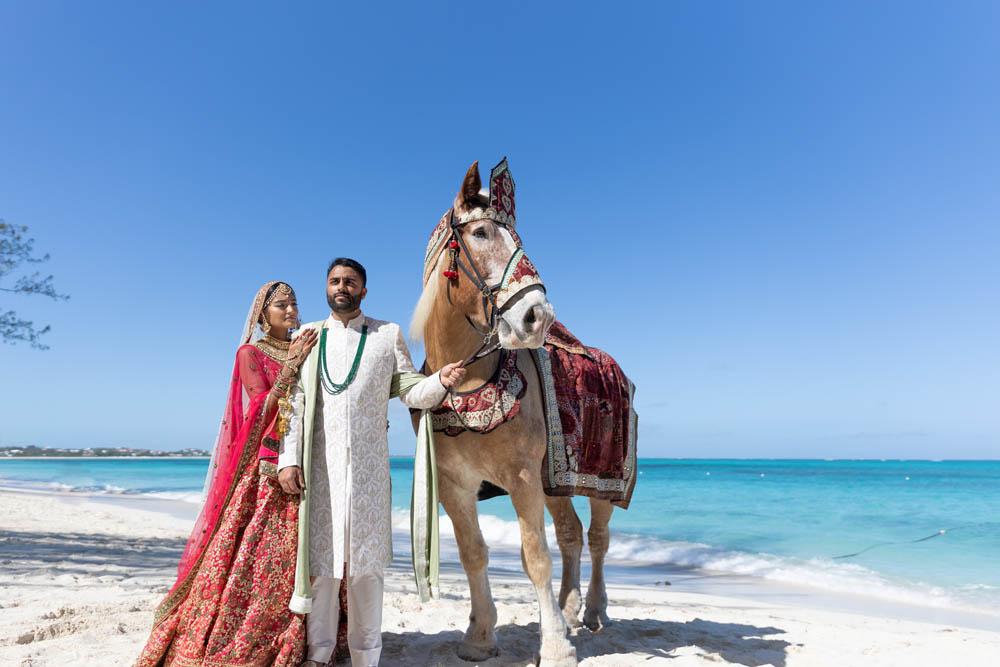Indian Wedding-First Look-Turks and Caicos Islands 7
