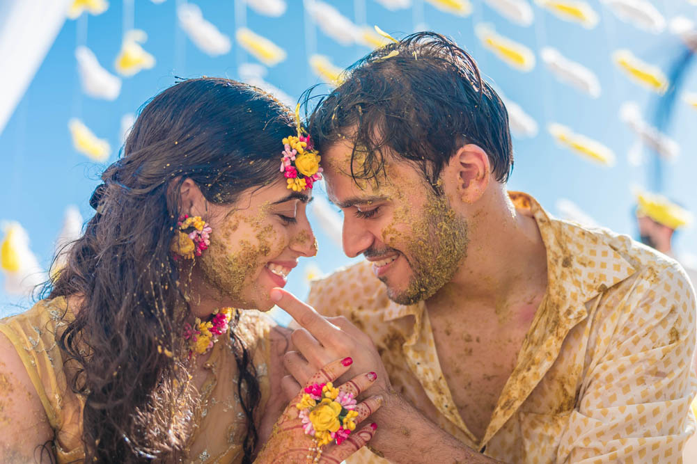 Indian Wedding-Haldi-JW Marriott Resort Cancun 11