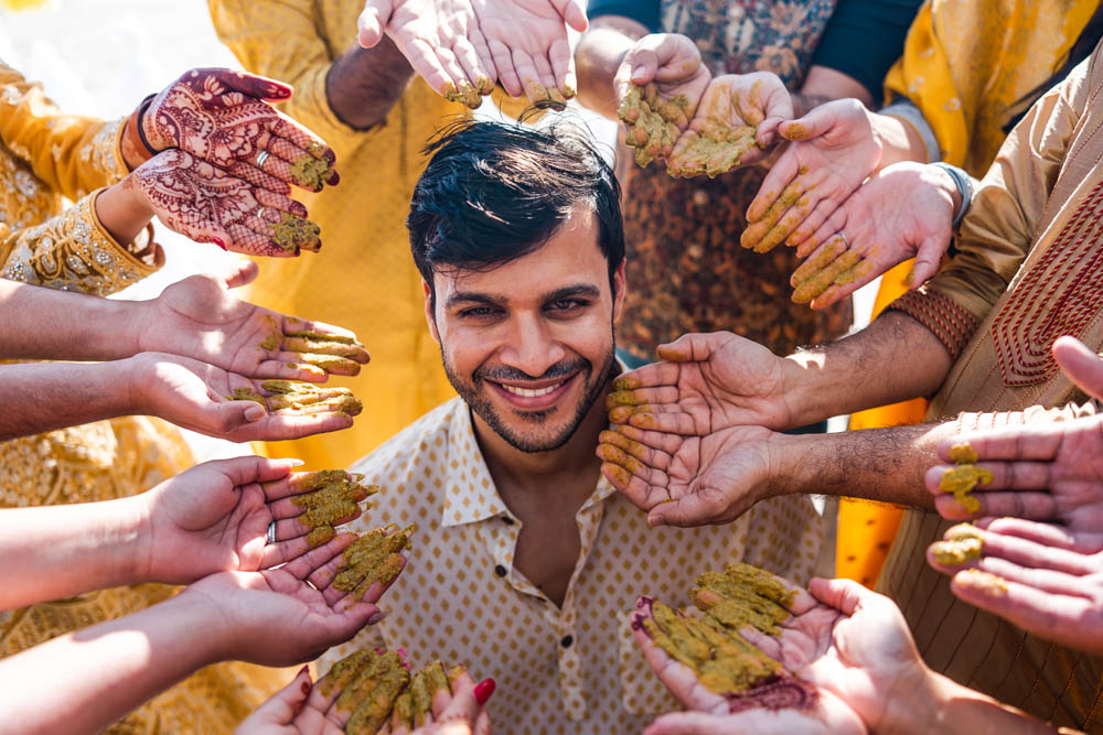 Indian Wedding-Haldi-JW Marriott Resort Cancun 4