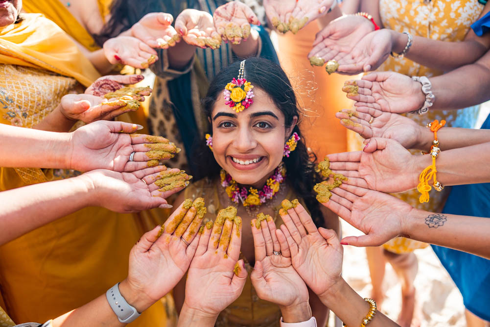 Indian Wedding-Haldi-JW Marriott Resort Cancun 7