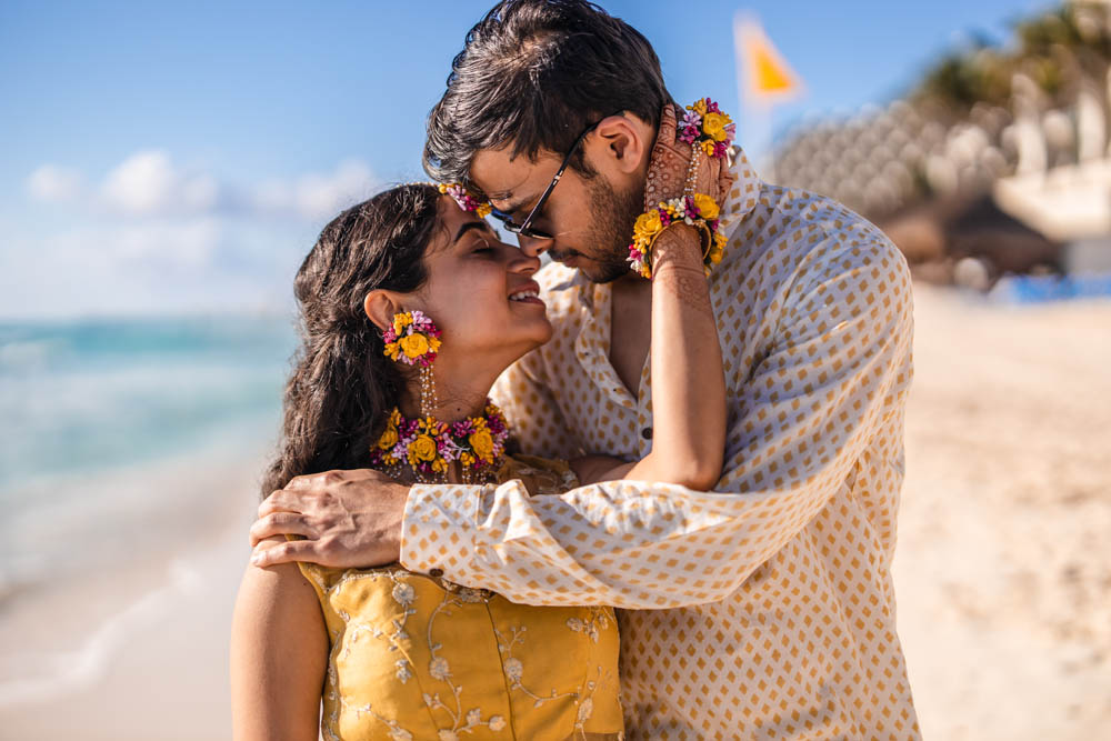 Indian Wedding-Haldi-JW Marriott Resort Cancun 8