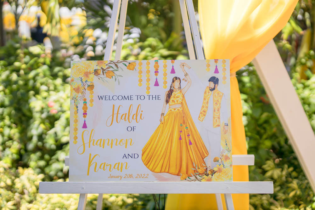 Indian Wedding-Haldi-Providenciales, Turks and Caicos Islands 7