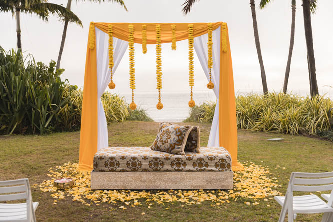 Indian Wedding-Haldi-The Ritz-Carlton Key Biscayne Miami 3