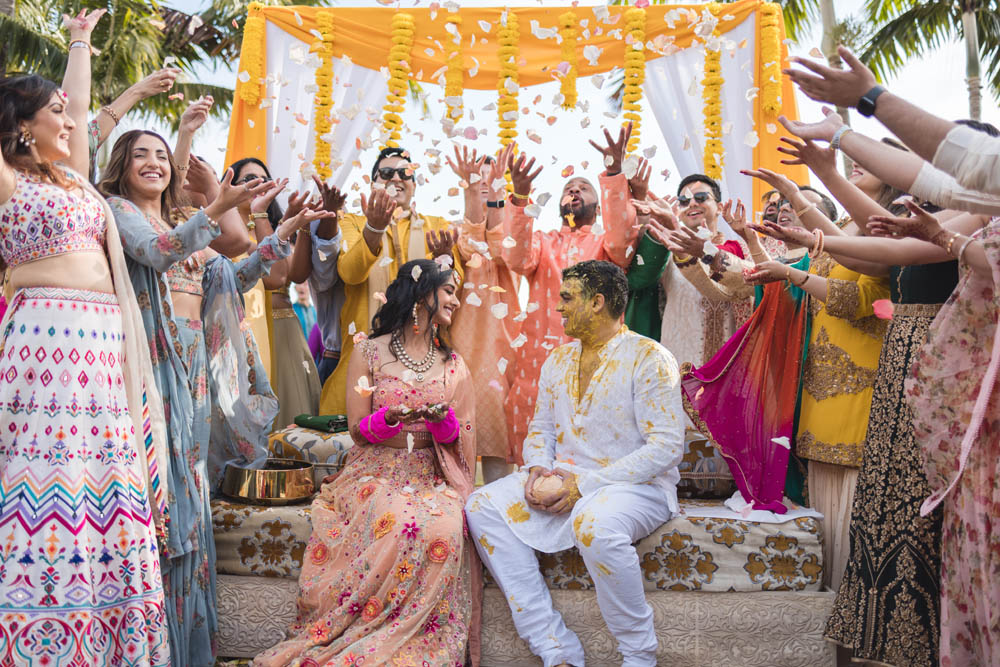 Indian Wedding-Haldi-The Ritz-Carlton Key Biscayne Miami 4