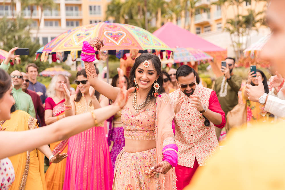 Indian Wedding-Haldi-The Ritz-Carlton Key Biscayne Miami 8