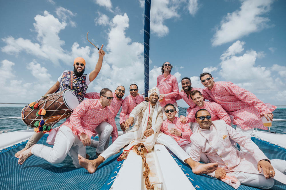 Indian Wedding-Baraat-Garza Blanca Cancun 5