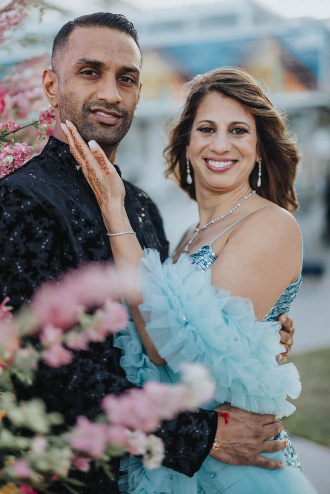 Indian Wedding-Couple's Portrait-Garza Blanca Cancun 10