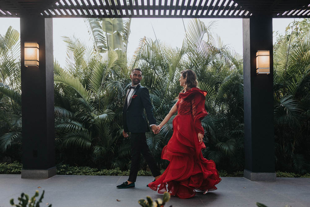 Indian Wedding-Couple's Portrait-Garza Blanca Cancun 3