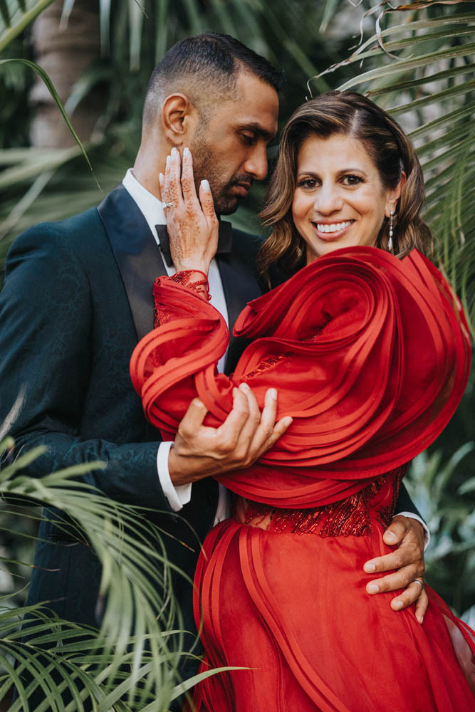 Indian Wedding-Couple's Portrait-Garza Blanca Cancun 8