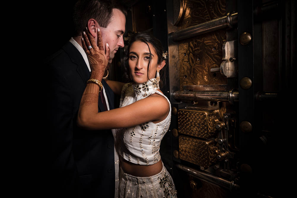 Indian Wedding-Couple's Portrait- The Society Room Hartford 3