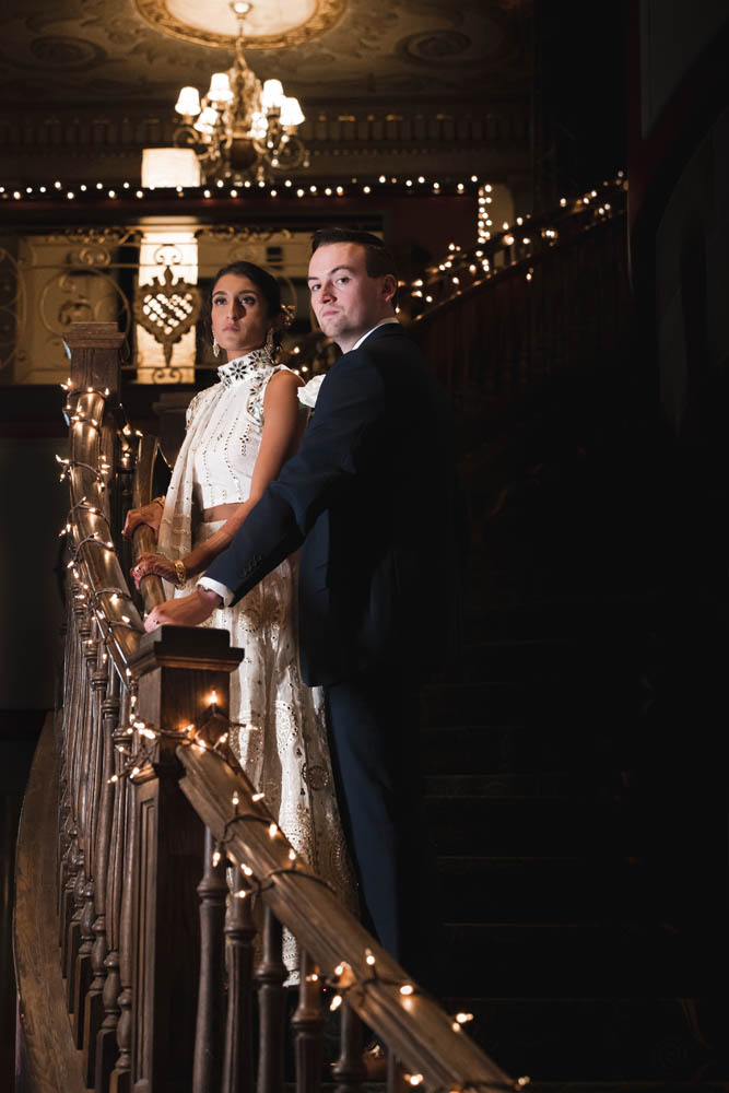 Indian Wedding-Couple's Portrait- The Society Room Hartford 6