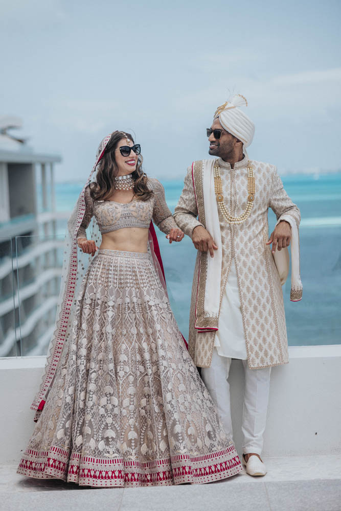 Indian Wedding-First Look-Garza Blanca Cancun 2