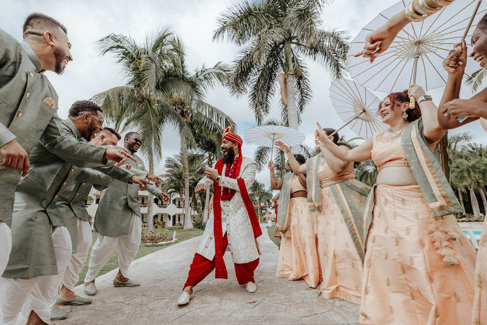 Indian-Wedding-Photography-Baraat-Boston-PTaufiq- Generations Riviera Maya 1