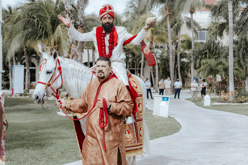 Indian-Wedding-Photography-Baraat-Boston-PTaufiq- Generations Riviera Maya 6