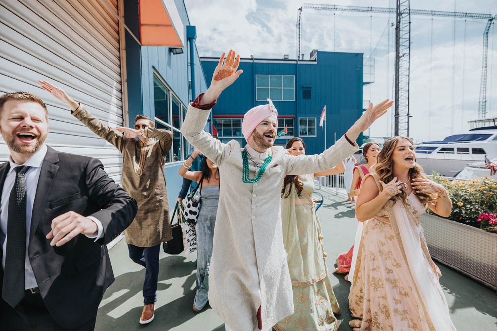 Indian-Wedding-Photography-Baraat-Boston-PTaufiq-Chelsea Piers New York 2