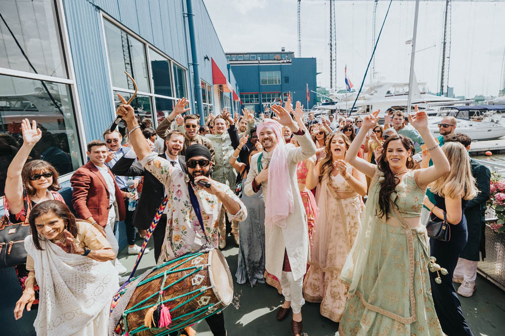 Indian-Wedding-Photography-Baraat-Boston-PTaufiq-Chelsea Piers New York 4