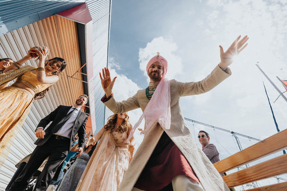 Indian-Wedding-Photography-Baraat-Boston-PTaufiq-Chelsea Piers New York 5