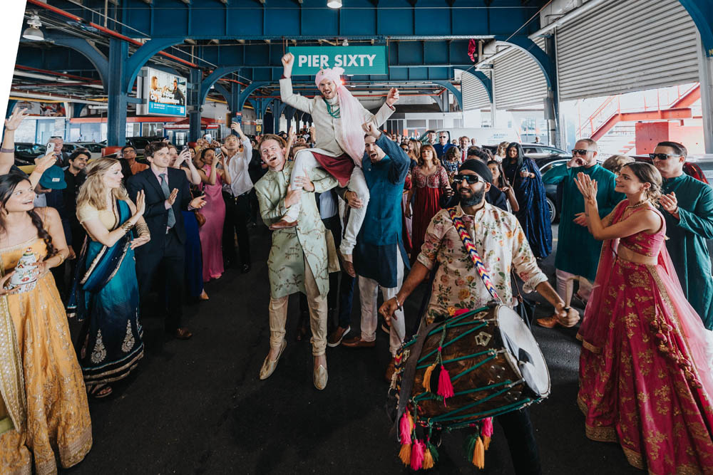 Indian-Wedding-Photography-Baraat-Boston-PTaufiq-Chelsea Piers New York 6