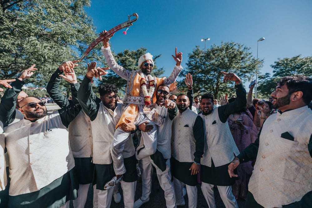 Indian-Wedding-Photography-Boston-PTaufiq-The Westin Chicago Lombard- Baraat 5