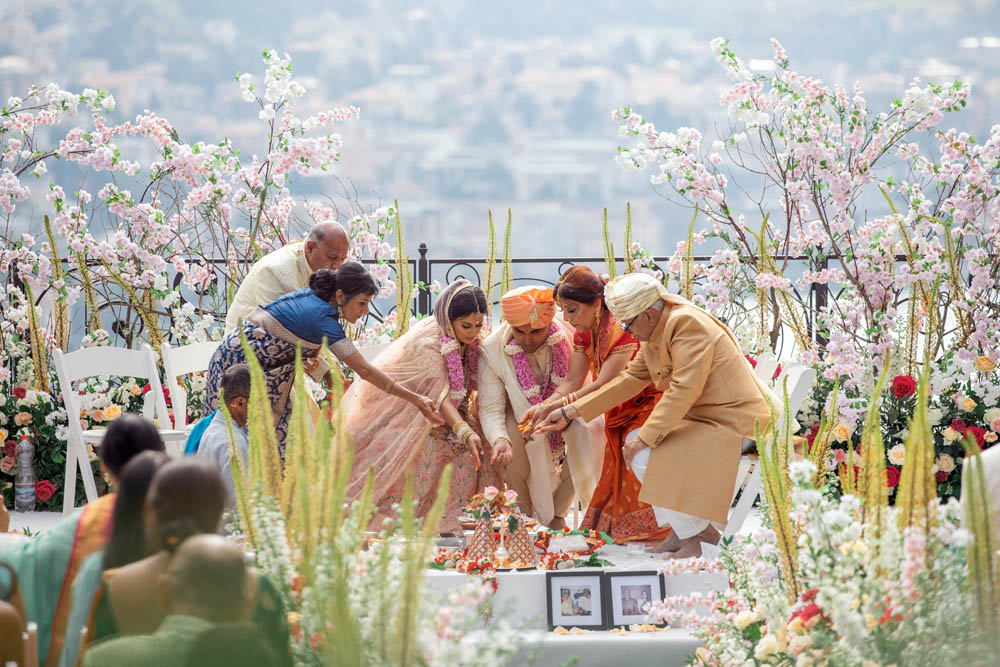 Indian Wedding Photography-Ceremony-Ptaufiq-Como Italy 3