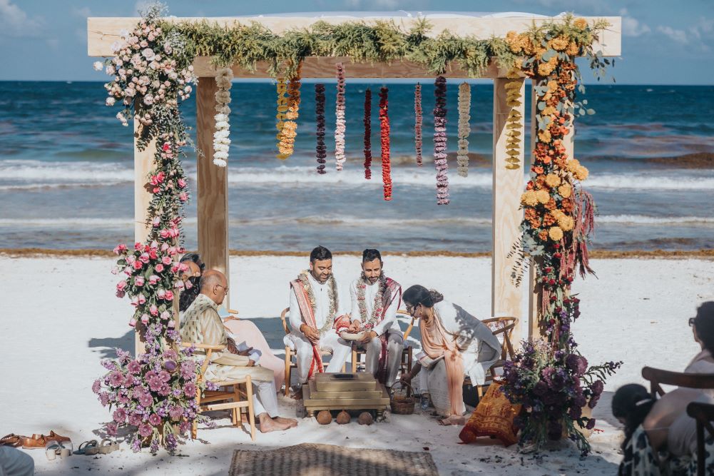 Indian-Wedding-Photography-Ceremony-Ptaufiq-Destination-Tulum Mexico 11