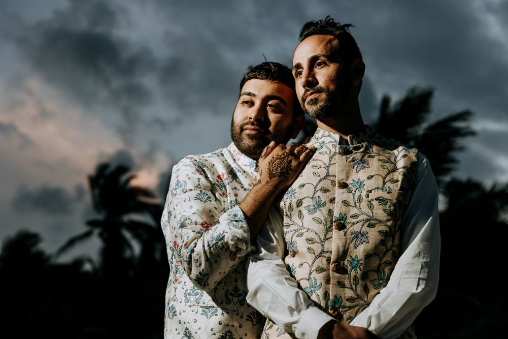Indian-Wedding-Photography-Couple's Portrait-Ptaufiq-Destination-Tulum Mexico 6