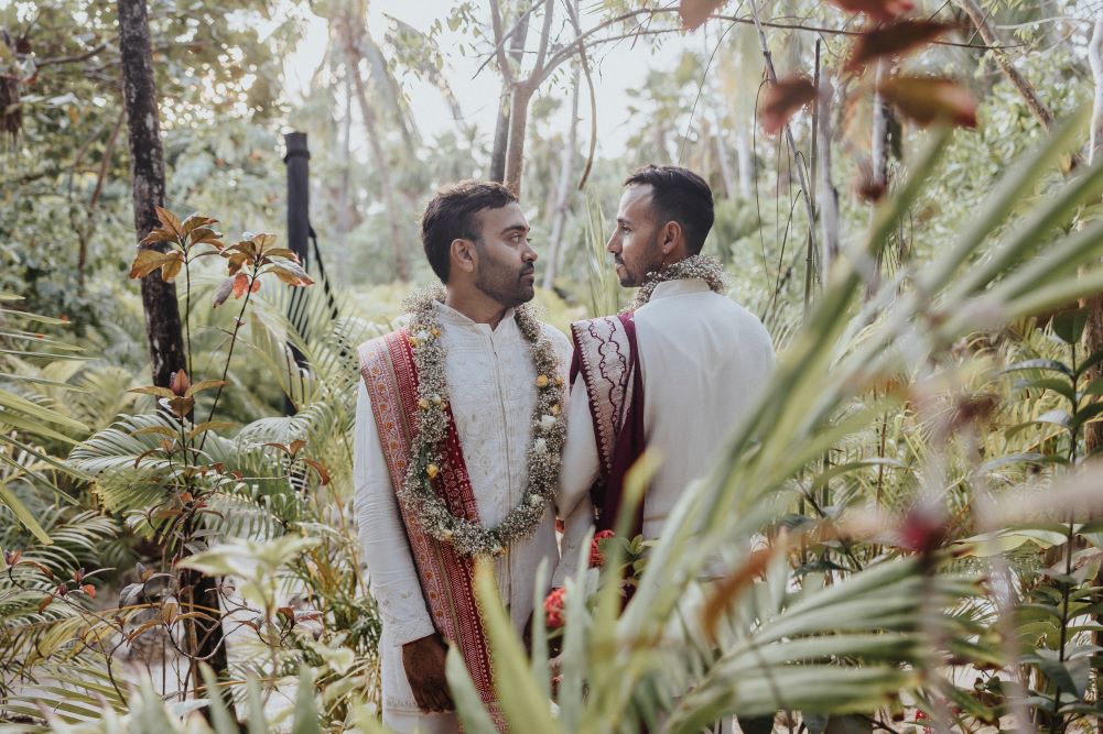 Indian-Wedding-Photography-Couple's Portrait-Ptaufiq-Destination-Tulum Mexico 8